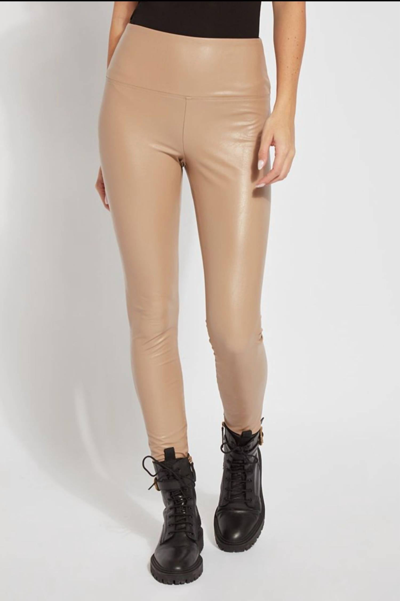 Shop Lyssé Texture Legging In Velvet Brown In Multi
