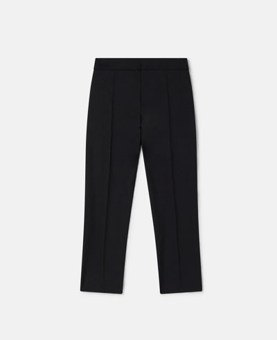 Shop Stella Mccartney Straight Leg Suit Trousers In Black