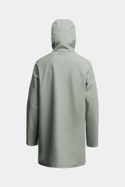 Stutterheim Stockholm Lightweight Raincoat In Khaki Green