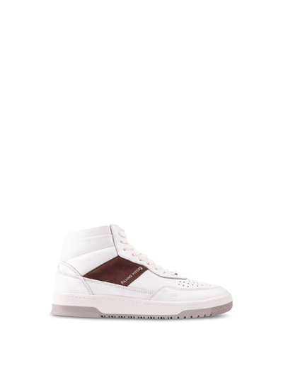 Shop Filling Pieces Men's  Ace Mid Trainers In White