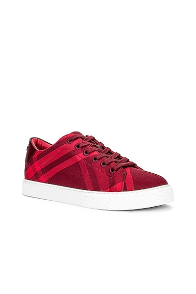 Shop Burberry Albridge Sneaker In Ripple Ip Check