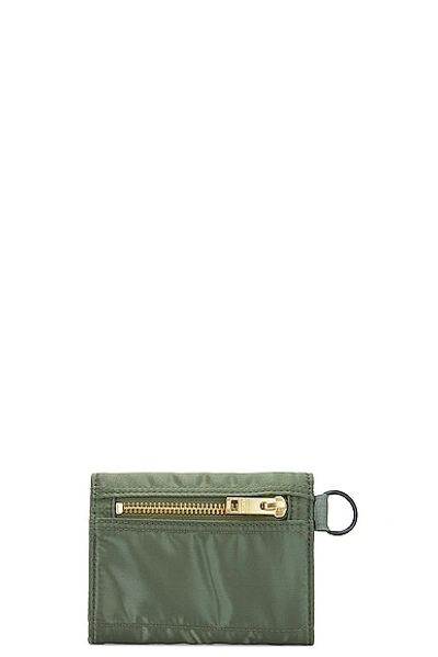 Porter-yoshida & Co Tanker Wallet In Sage Green