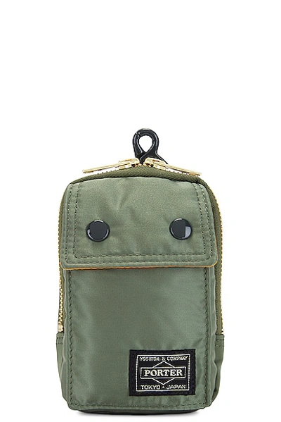 Shop Porter-yoshida & Co Tanker Pouch In Sage Green