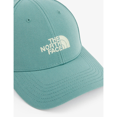Shop The North Face 66 Classic Six-panel Recycled-polyester Baseball Cap In Dark Sage Misty Sage