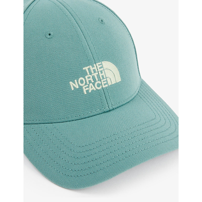 The North Face Mens Dark Sage Misty Sage 66 Classic Six-panel Recycled-polyester Baseball Cap In Dark Sage Misty Sage