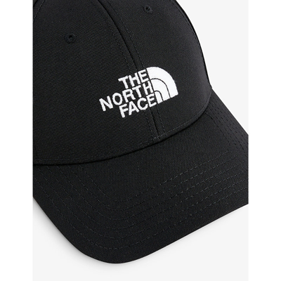 The North Face Mens Tnf Black Tnf White 66 Classic Logo-detail Recycled-polyester Baseball Cap In Tnf Black Tnf White