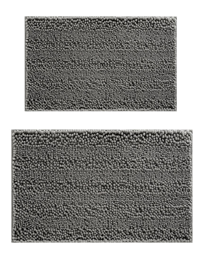 Laura Ashley Astor 2pc Chenille Bath Mat Set
