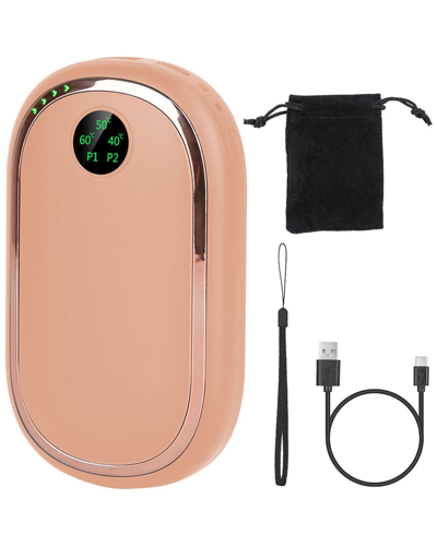 Shop Fresh Fab Finds Portable Rechargeable Hand Warmer/power Back In Pink