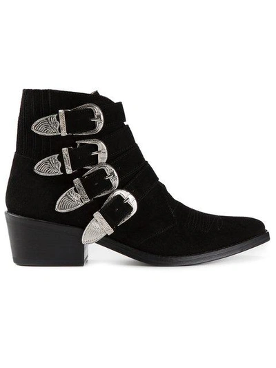 Shop Toga 'pulla' Ankle Boots In Black