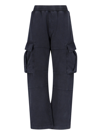 Shop Givenchy Cotton Cargo Pants In Black  