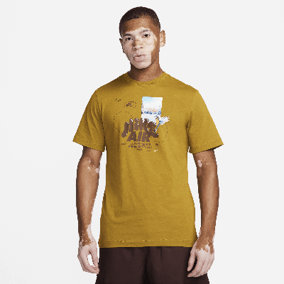 Shop Nike Men's  Sportswear T-shirt In Brown