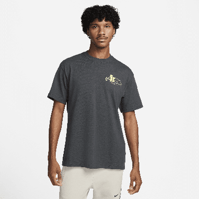 Shop Nike Men's  Sportswear Max90 T-shirt In Grey
