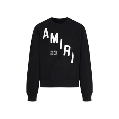 Shop Amiri Hockey Crew Sweater In Black