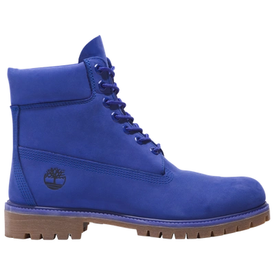 Shop Timberland Mens  6" 50th Anniversary Boots In Blue/gum