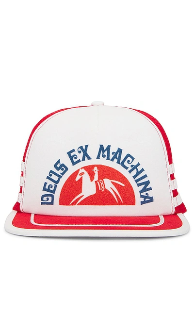 Shop Deus Ex Machina Bareback Trucker Hat In Red Clay