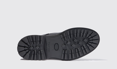 Scarosso Thomas Grain Black In Black Grain - Calf