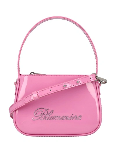 Shop Blumarine Patent Handbag Mini In Pink