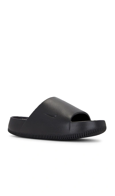 Shop Nike Calm Slide In Black & Black