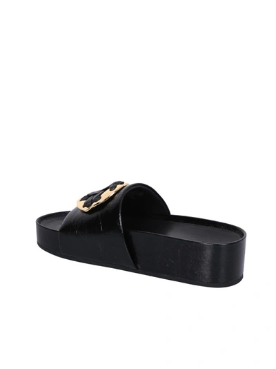 Shop Tory Burch Black Platform Sandals