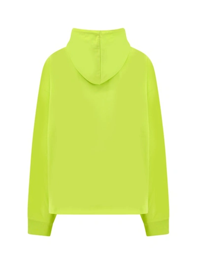 Shop Anonymous Rhinestones Detail Cotton Sweatshirt In Green