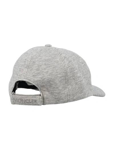 Shop Moncler Grey Baseball Cap