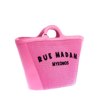 Shop Rue Madame Malibu Xl Magenta Bag In Pink
