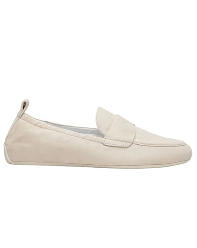 Shop Candice Cooper Neutral Suede Deconstructed Loafer In Neutrals