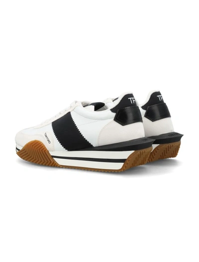 Shop Tom Ford White James Sneakers