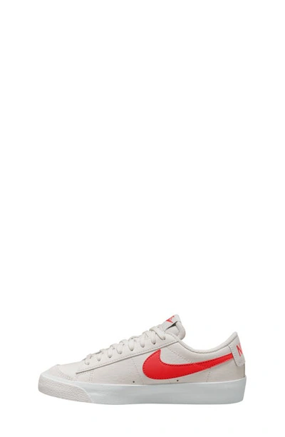Shop Nike Kids' Blazer Low '77 Low Top Sneaker In Phantom/ Crimson/ Summit White