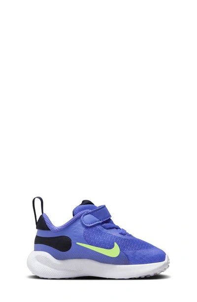 Shop Nike Revolution 7 Sneaker In Marine/ Obsidian/ White/ Lime