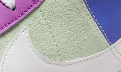 Shop Nike Kids' Blazer Mid '77 Vintage Sneaker In Ultramarine/ White/ Honeydew