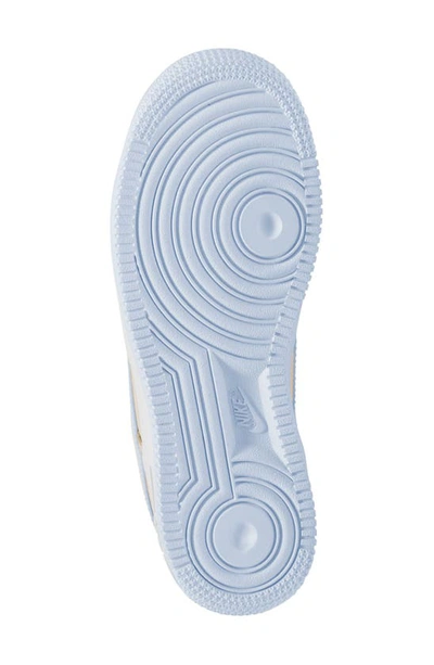 Shop Nike Kids' Air Force 1 Sneaker In Ivory/ Grey/ Sea Glass/ White
