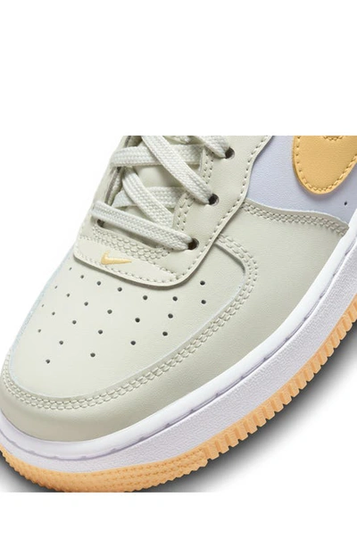 Shop Nike Kids' Air Force 1 Sneaker In Sea Glass/ Melon Tint/ Grey