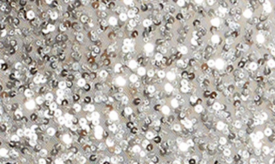 Dress The Population Leighton Sequin Mermaid Gown In Dove Multi