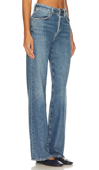 Citizen Of Humanity Blue Washed Jeans In Regenerated Denim