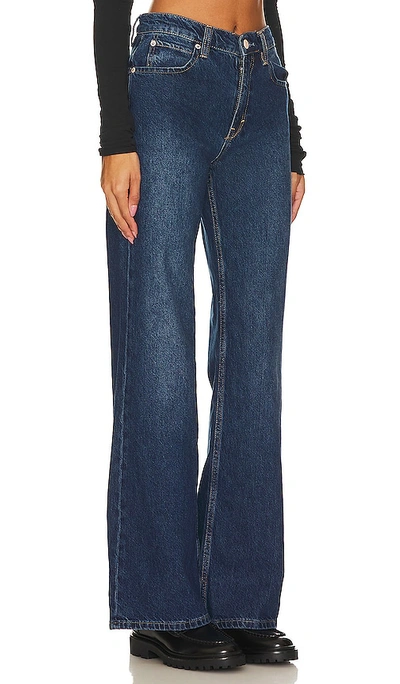 Shop Free People X We The Free Tinsley Baggy High Rise In Blue