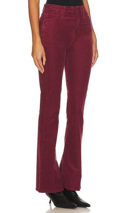 Shop 7 For All Mankind Ultra High Rise Skinny Boot In Burgundy