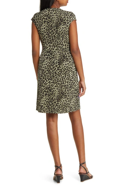 Shop Tommy Bahama Clara Lovely Leo Dress In Feather Green
