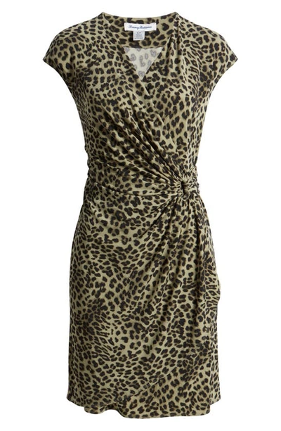 Shop Tommy Bahama Clara Lovely Leo Dress In Feather Green
