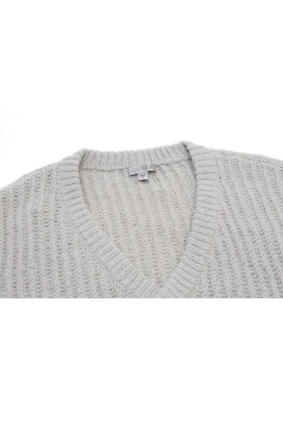 Shop Guess Nara Rib Sweater In Grey