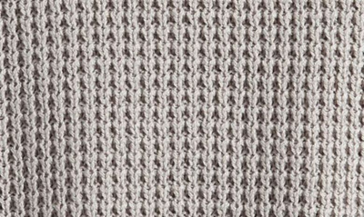 Shop Treasure & Bond Kids' Waffle Knit Pullover Hoodie In Grey Heather