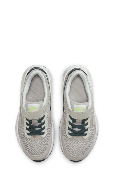 Shop Nike Kids' Air Max Systm Sneaker In Light Ore/ White/ Sea Glass