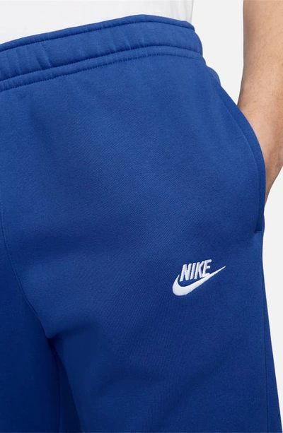 Shop Nike Sportswear Club Pocket Fleece Joggers In Game Royal/ Game Royal/ White