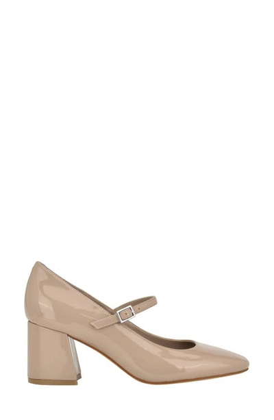 Shop Calvin Klein Jatlee Block Heel Pump In Blush