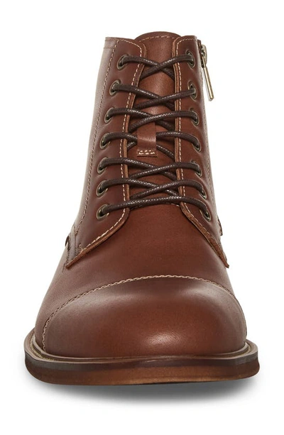 Shop Steve Madden Hodge Lace-up Boot In Tan