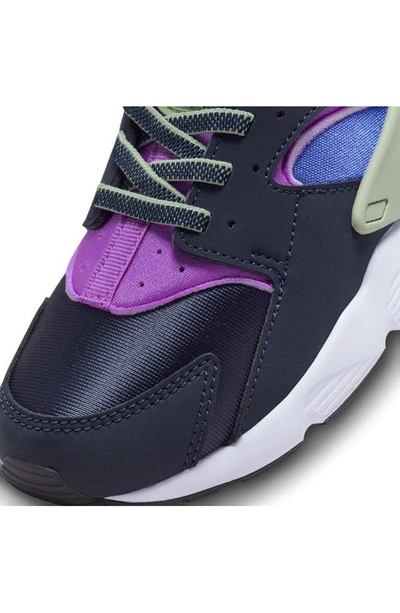 Shop Nike Huarache Run 2.0 Sneaker In Obsidian/ Honeydew/ Marine