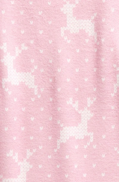 Shop Pj Salvage Kids' Print Fitted Two-piece Pajamas In Bubblegum