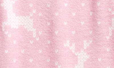 Shop Pj Salvage Kids' Print Fitted Two-piece Pajamas In Bubblegum