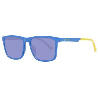 Shop Guess Blue Unisex Sunglasses