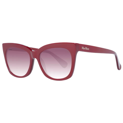 Shop Max Mara Burgundy Women Sunglasses